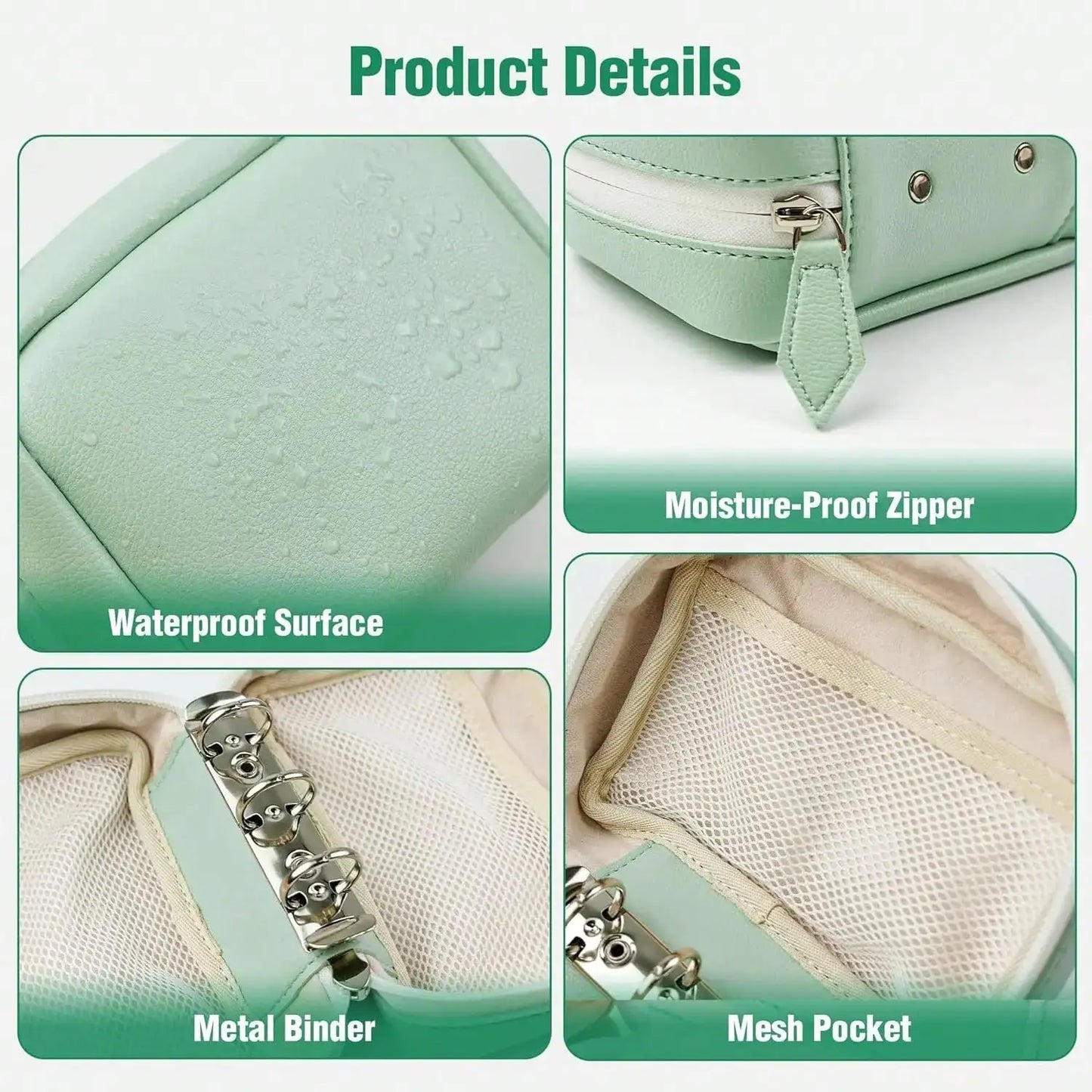 Waterproof Zippered Silicone Weekly Medicine Pouch Set