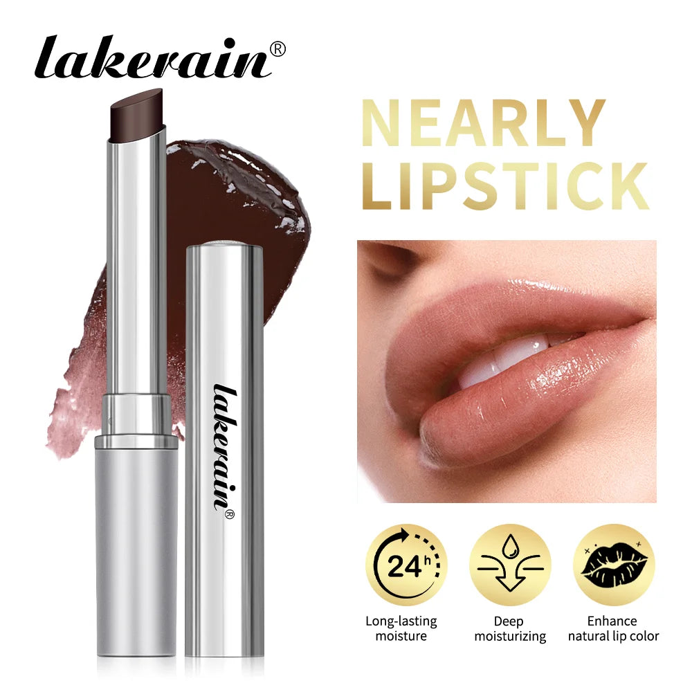 Lakerain Nearly Lipstick Lip Balm Natural Color Creamy Moisturizing