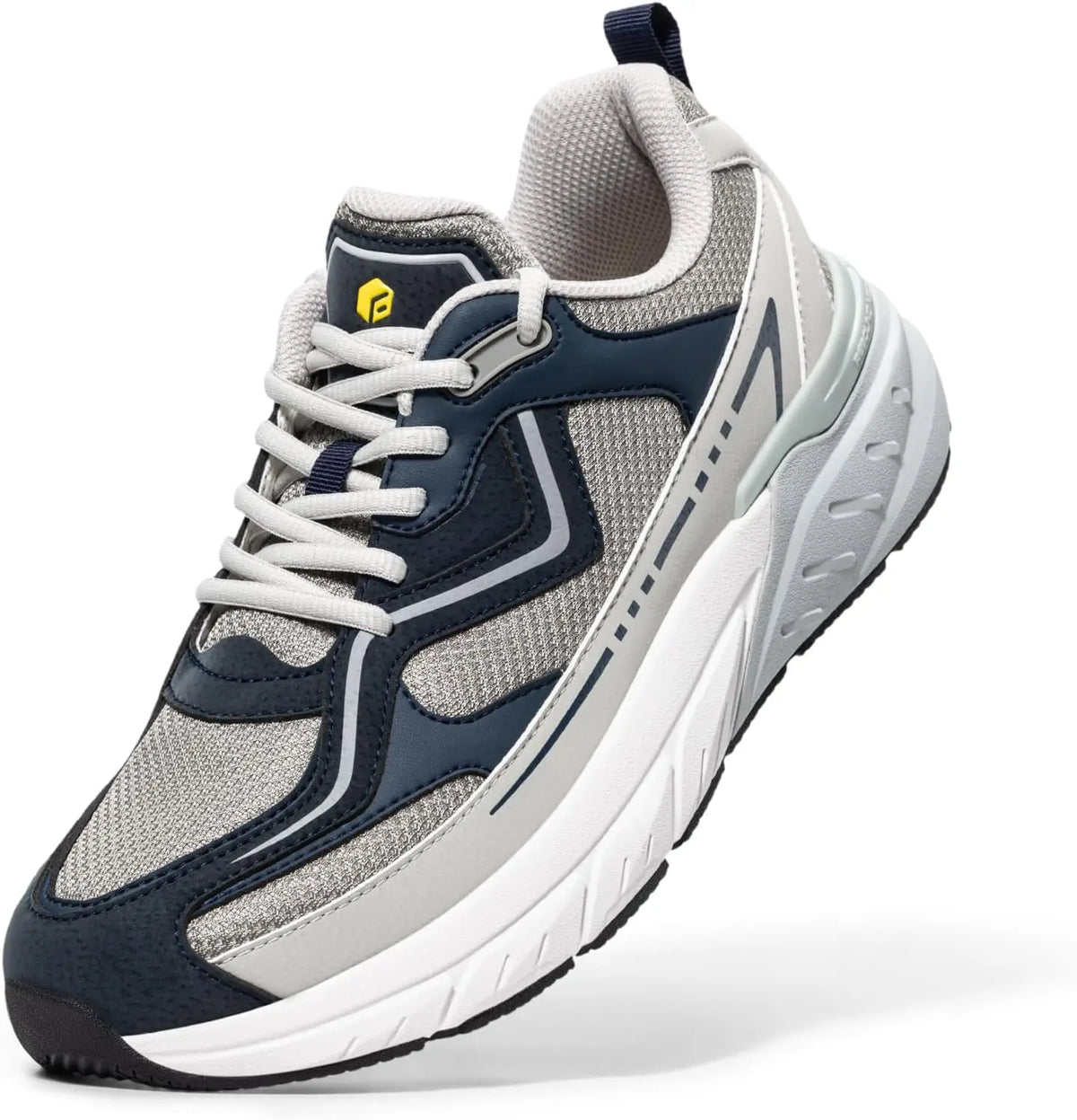 Fitville Men Wide Width Walking Sneakers With Arch Support