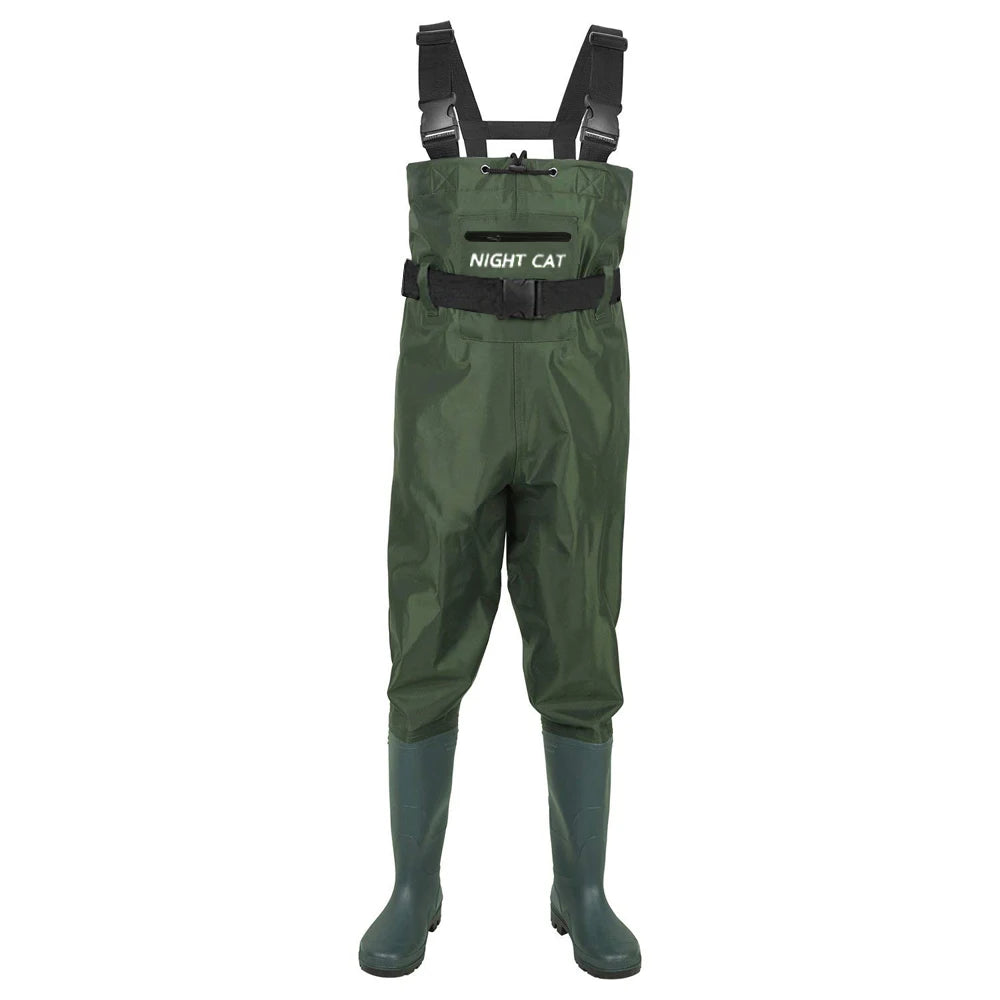 Night Cat Waterproof Fishing Chest Waders With Boots