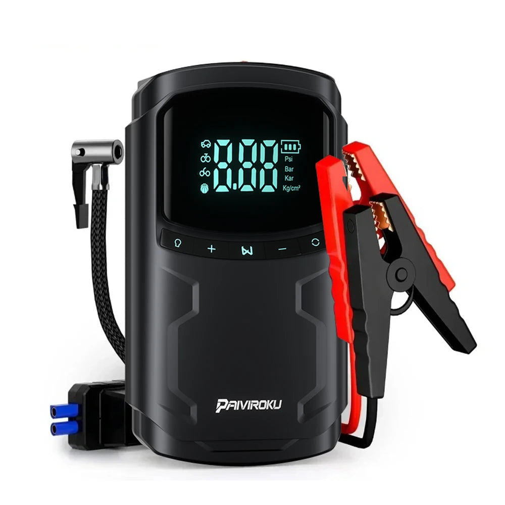 PAIVIOROKU 5000A Car Jump Starter Air Compressor Portable Power Bank