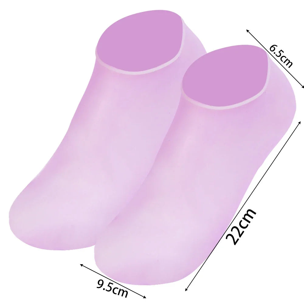 Silicone Moisturizing Foot Socks For Dry Cracked Skin Care