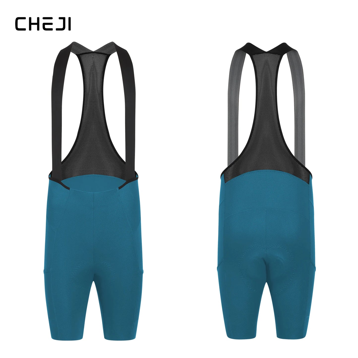 Cheji Men Seamless Cycling Bib Shorts Quick Drying Breathable Performance