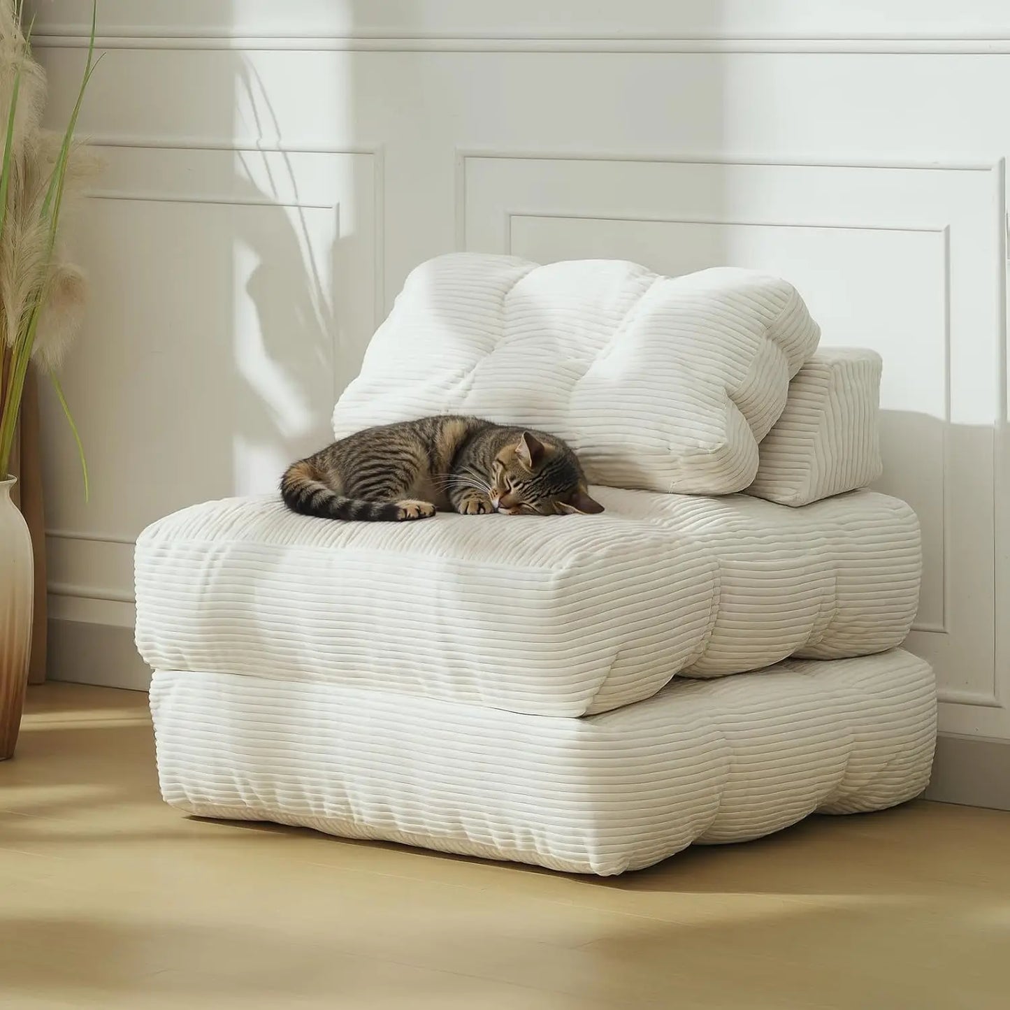 Himiss Modern Folding Sofa Bed Convertible Sleeper Chair