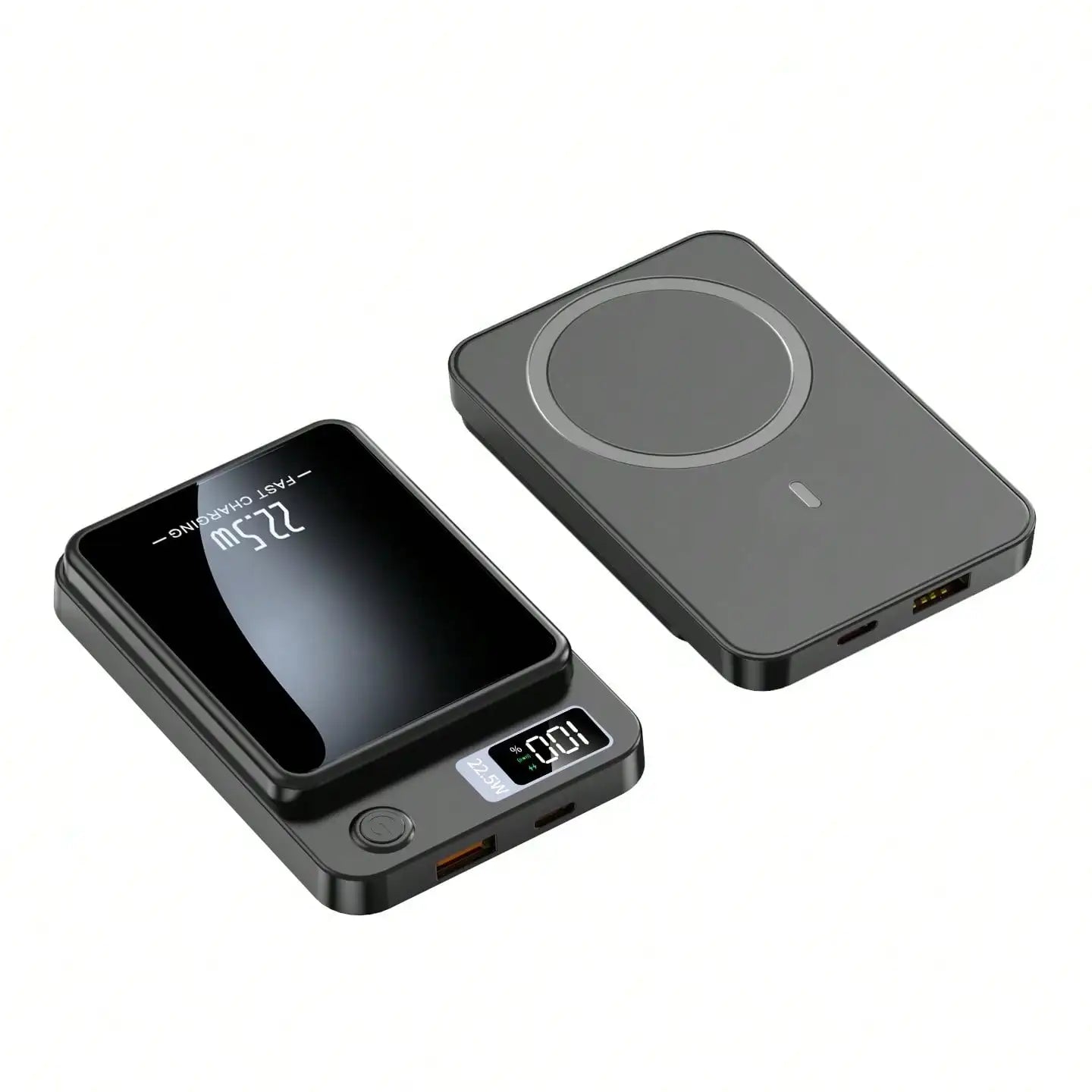 Fast Charging 10000 Mah Power Bank With Built In Cables