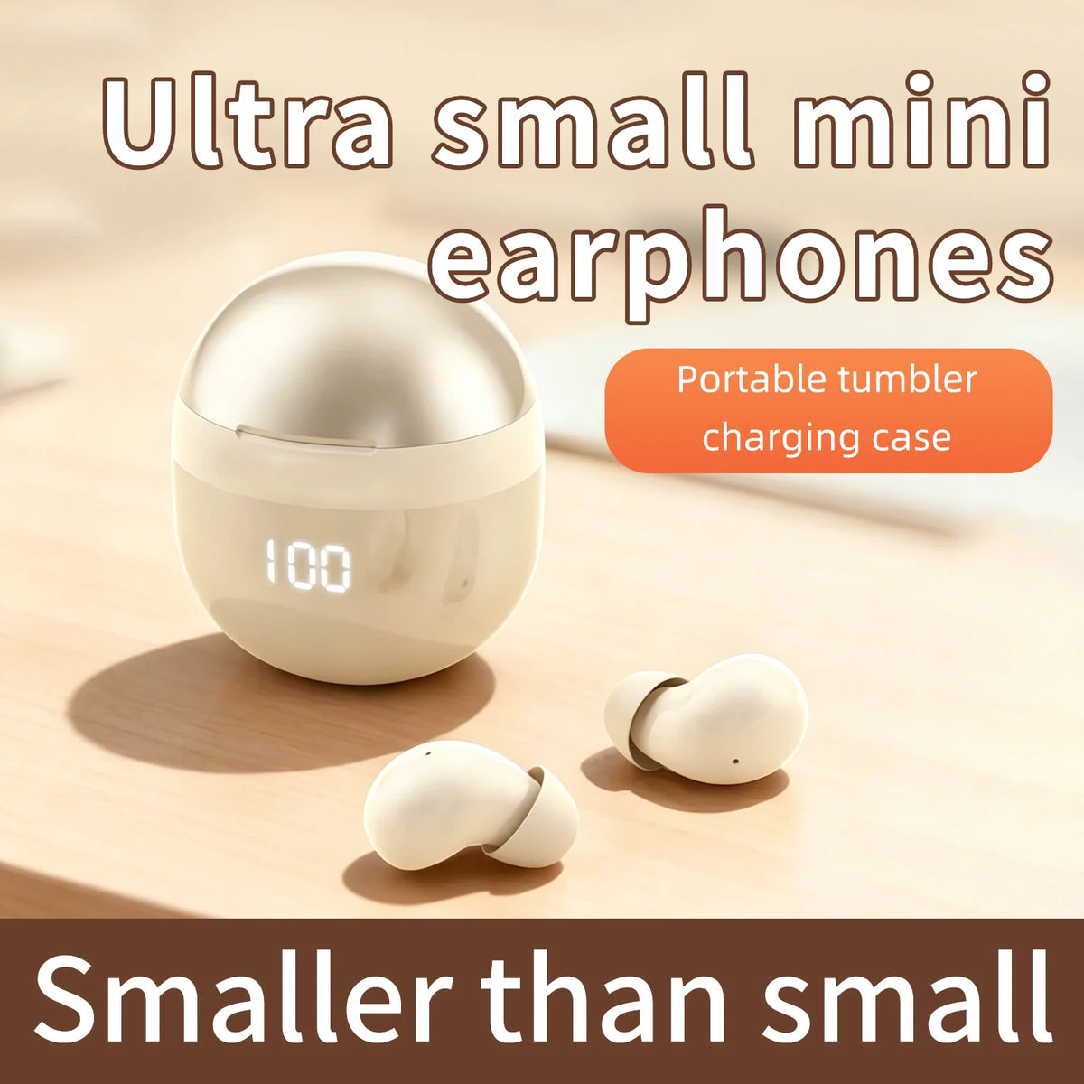 SHUKE Wireless Bluetooth Sleep Earbuds With Noise Cancellation