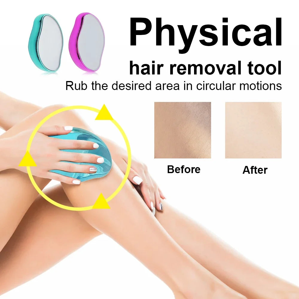 Reusable Crystal Physical Hair Removal Tool For Smooth Body Epilation
