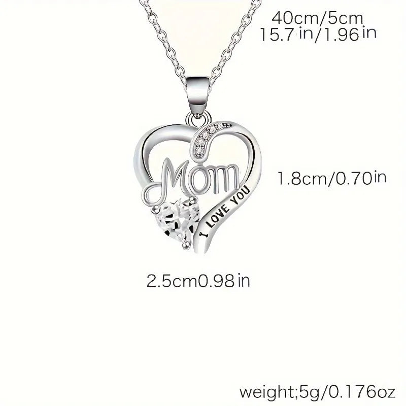 Zhixun Zinc Alloy Heart Shaped Pendant Necklace With Mood Tracker