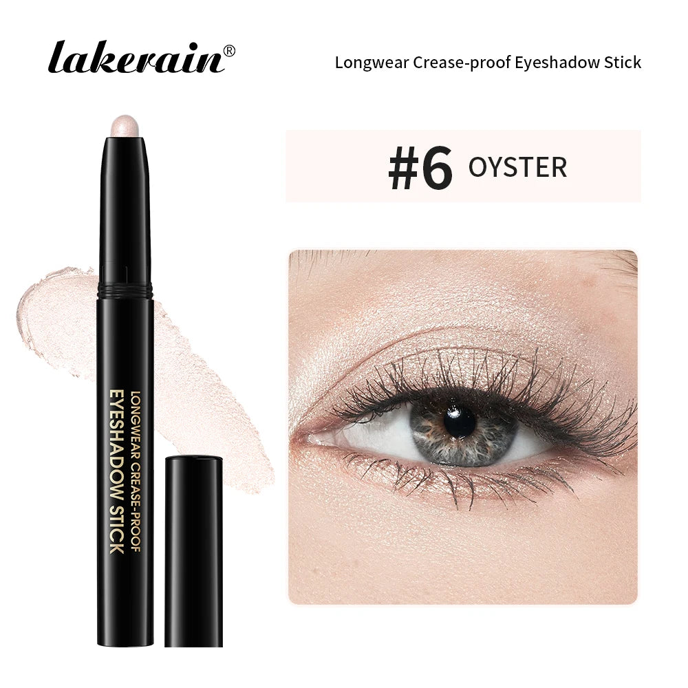 Waterproof Matte Shimmer Eyeshadow Liner Stick With Glitter Highlighter