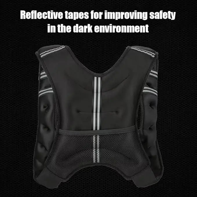 Adjustable Weighted Vest For Cardio And Strength Training With Weights