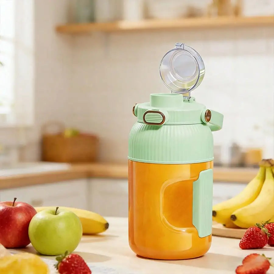 Portable Rechargeable Juicer with 10 Blades Fruit Vegetable Blender