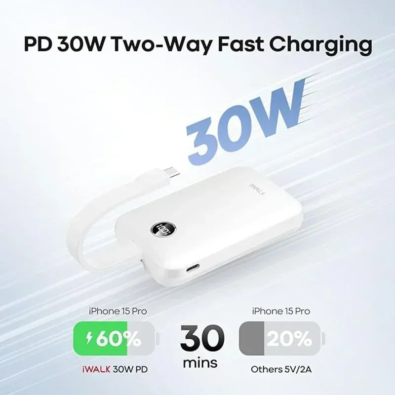 iWALK Magnetic Wireless Power Bank 15W Fast Charge