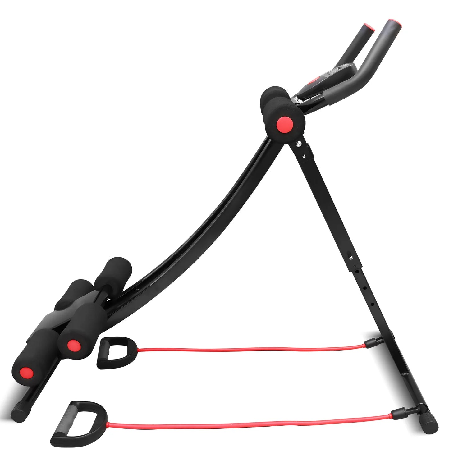 GIKPAL Foldable Ab Machine With LCD Display For Core Workouts