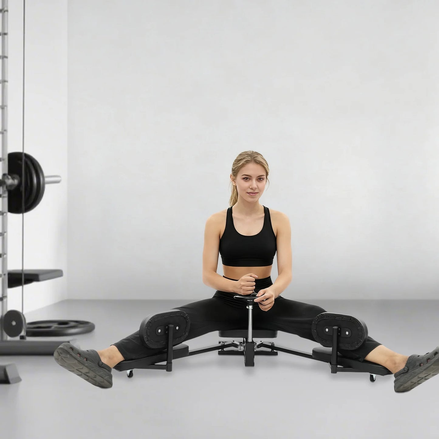 Adjustable Leg Stretcher Machine For Flexibility Training Exercises