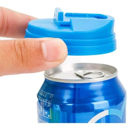 Reusable Plastic Soda Can Lid Cover Keeps Drink Fresh