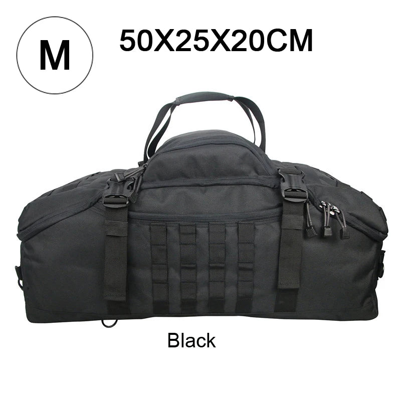 LQARMY Waterproof 3 Way Travel Duffel Bag Backpack Luggage