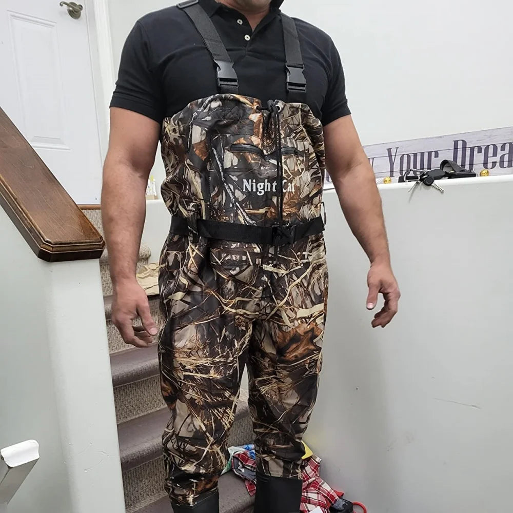 Night Cat Waterproof Chest Fishing Waders With Bootfoot