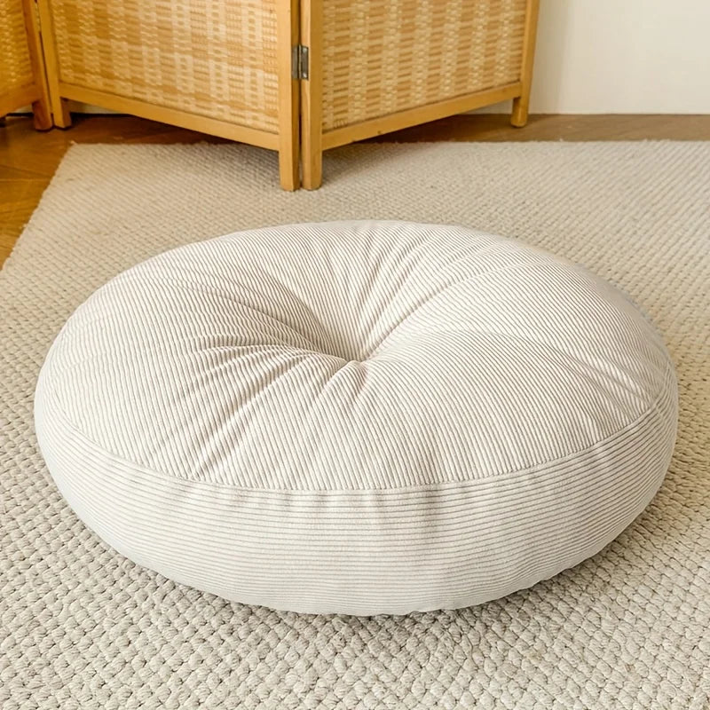 Bohemian Round Meditation Cushion for Yoga, Reading and Home Seating