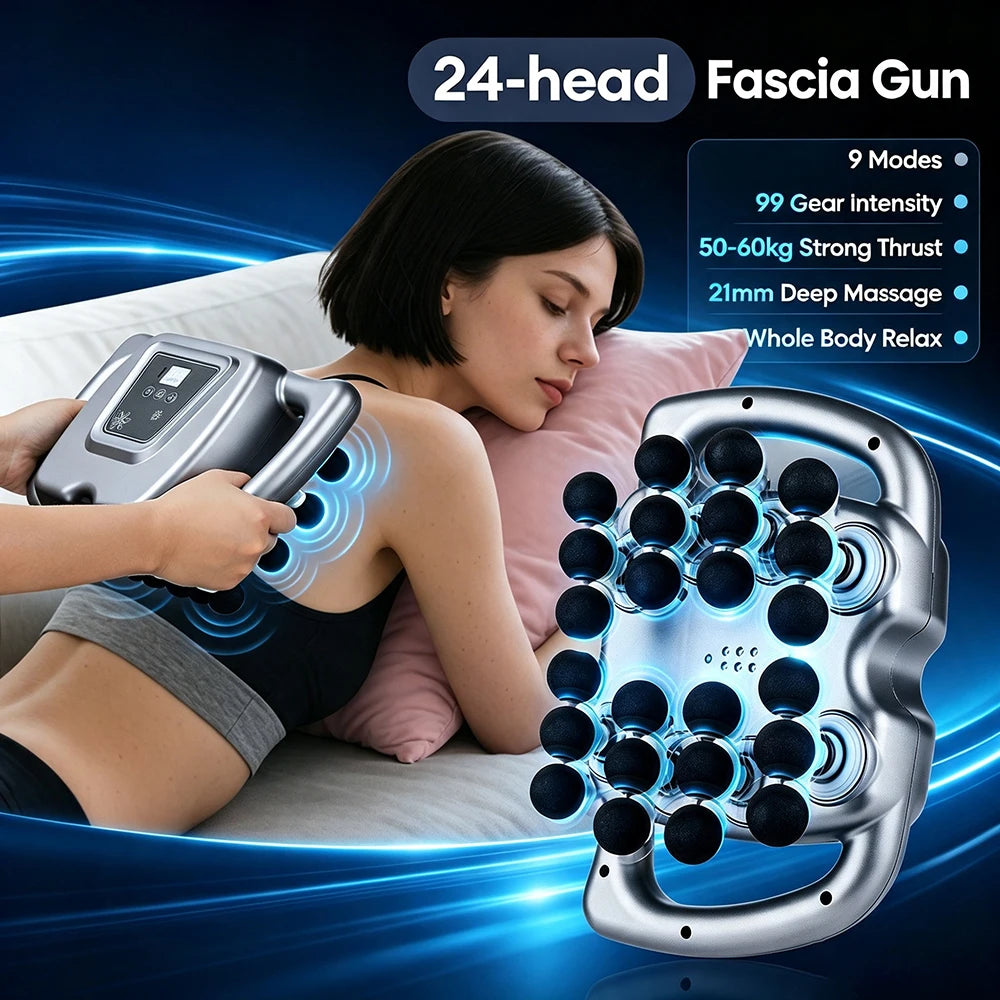 Foreverlily High Frequency Vibration Massage Gun For Muscle Recovery