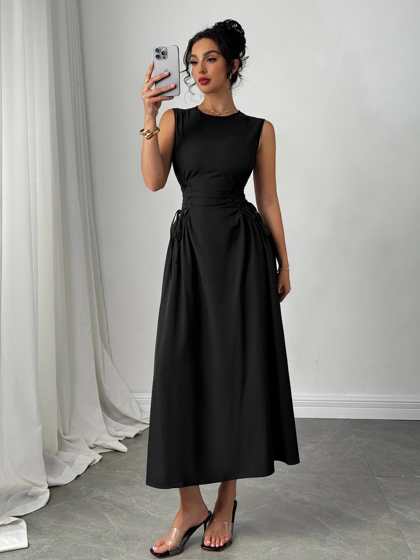 Women Off Shoulder Bodycon Party Dress With Bow Detail