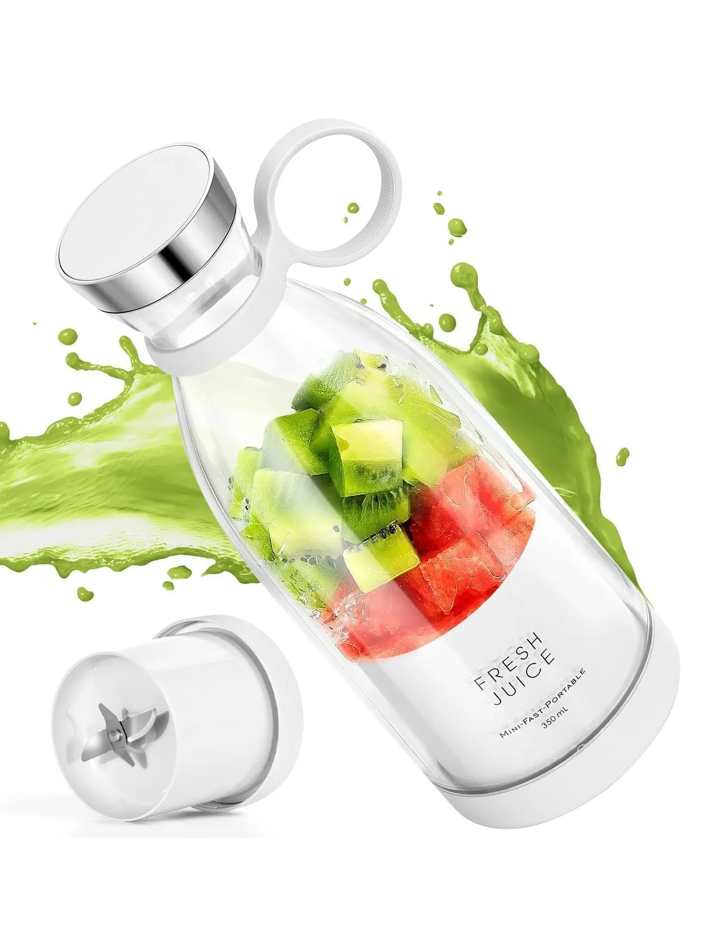 Portable Blender With Travel Cup And Stainless Steel Blades