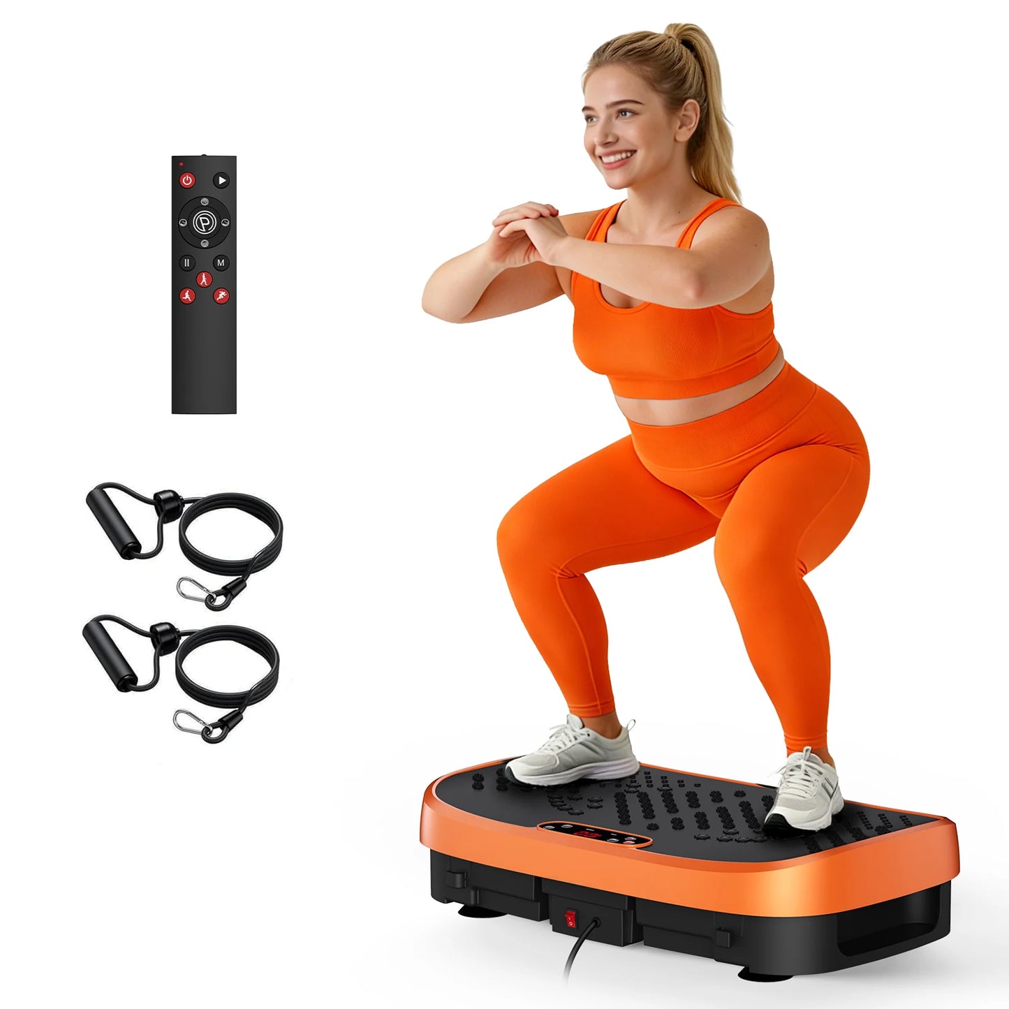 Magnetic Vibration Plate Exercise Machine 330 Lb Capacity