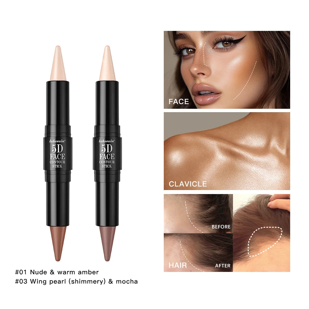 Ibcccndc Dual Head Contour Highlighter Stick For Face