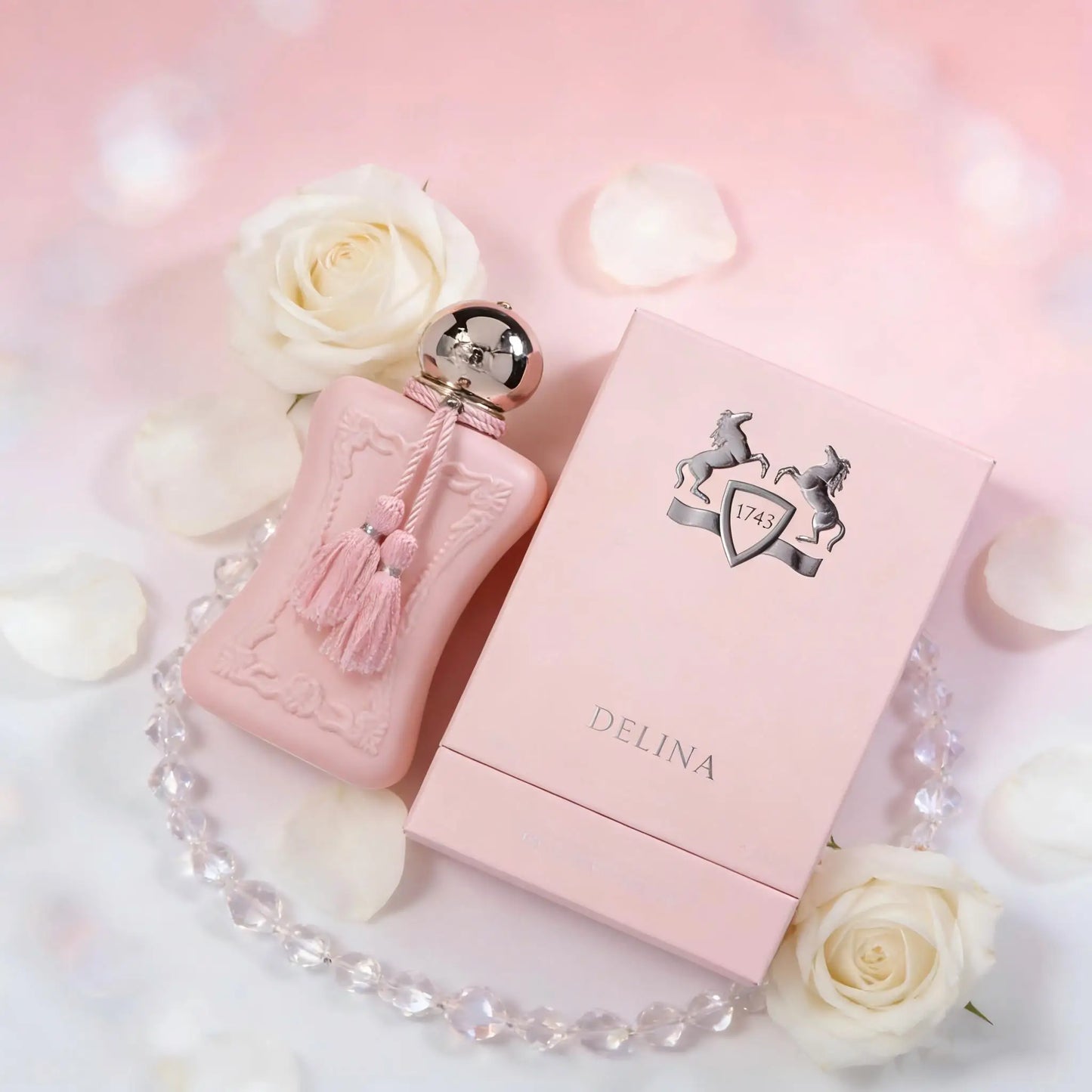 Delina EDP Floral Scent With Elegant Tassel Bottle For Daily Wear