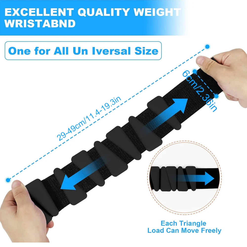 RGGMQQ Adjustable Wrist And Ankle Weights For Yoga And Training