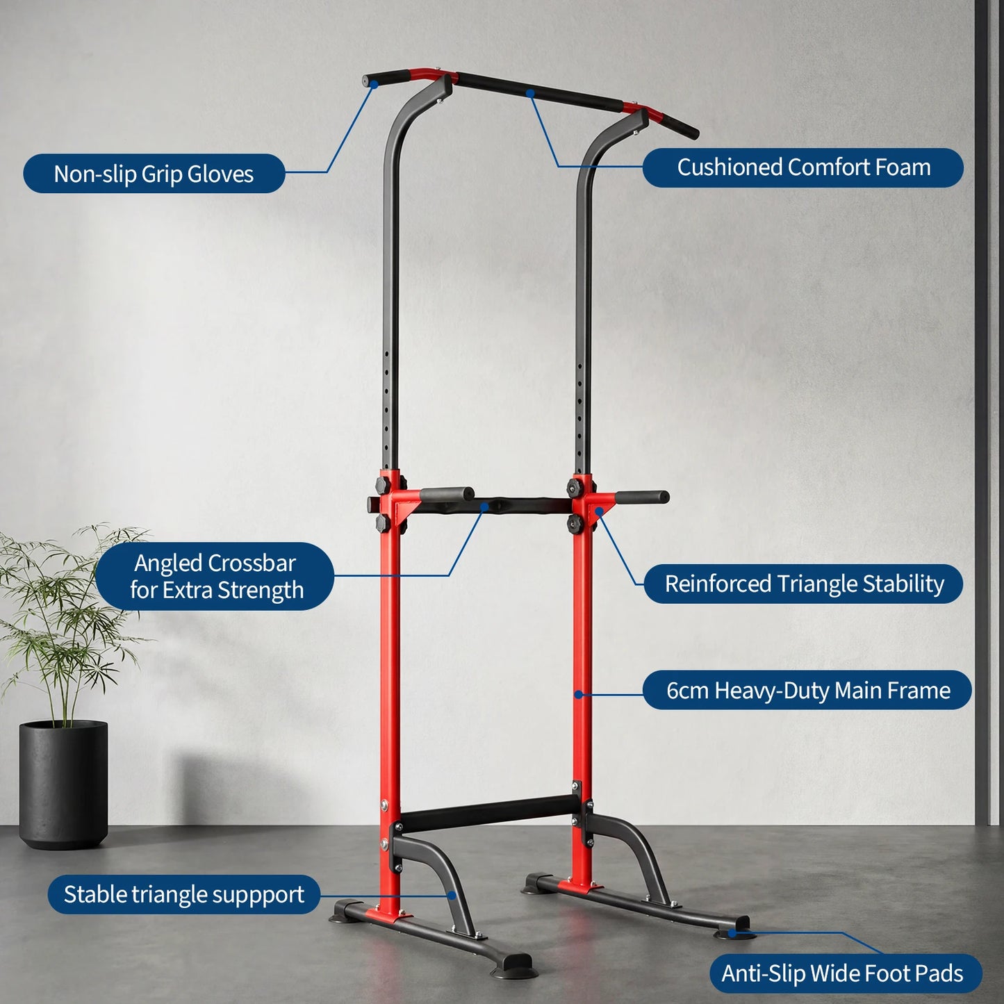 Professional Home Gym Power Tower For Pull Ups And Dips