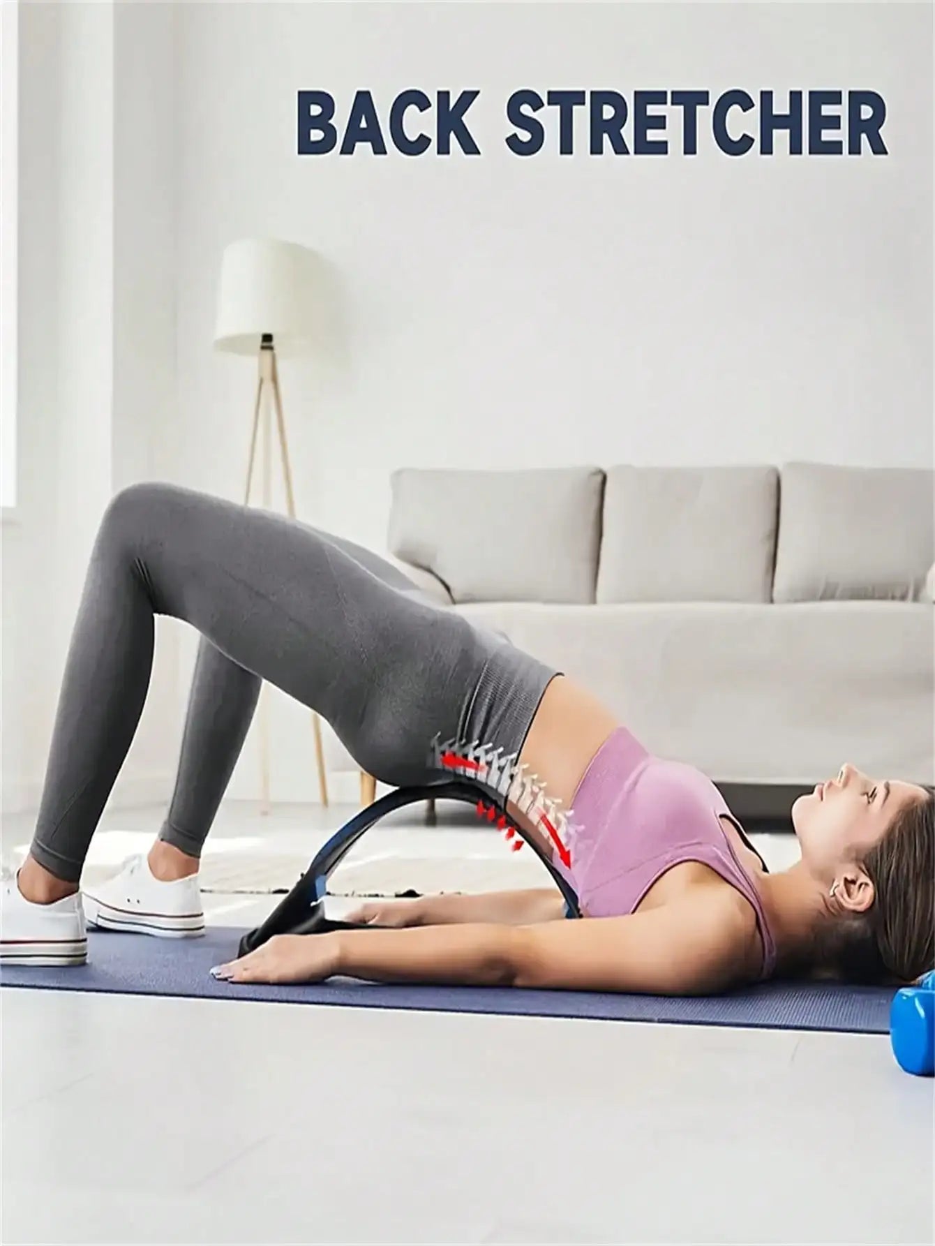 Adjustable Back Relaxer Stretcher For Yoga And Office Use