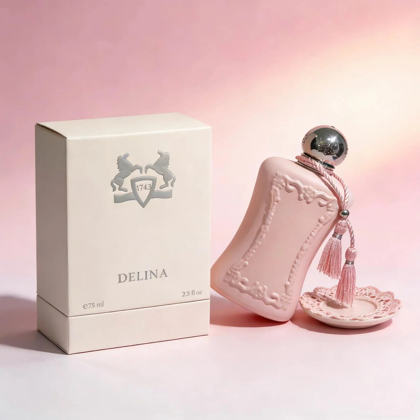 Delina EDP Floral Scent With Elegant Tassel Bottle For Daily Wear