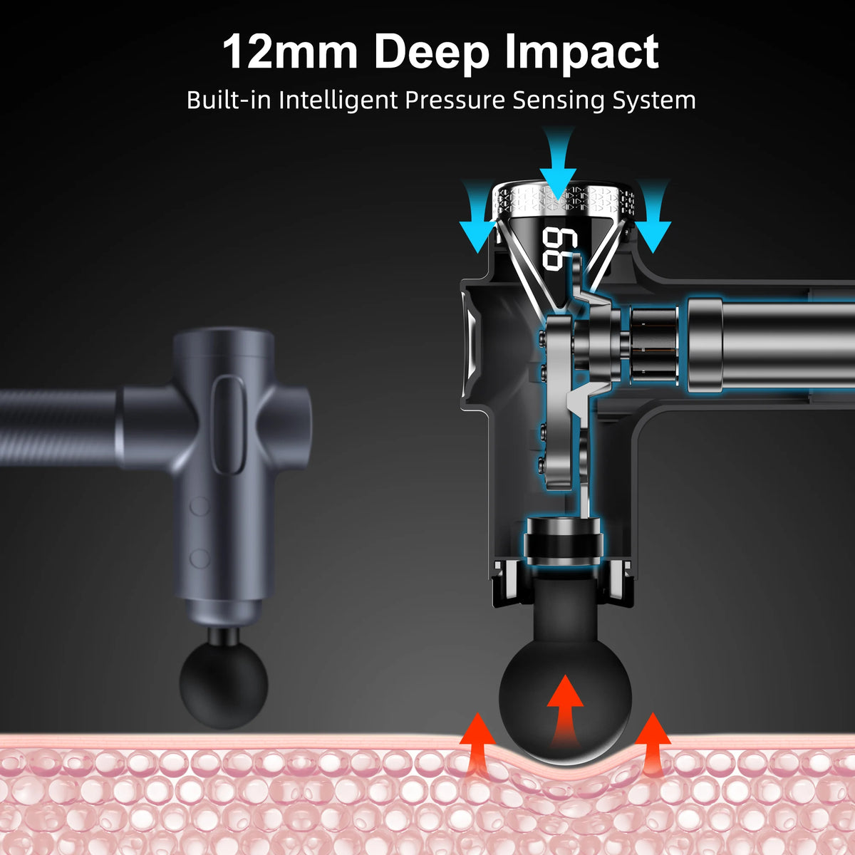 LEERCON Muscle Massage Gun For Neck And Back Deep Tissue