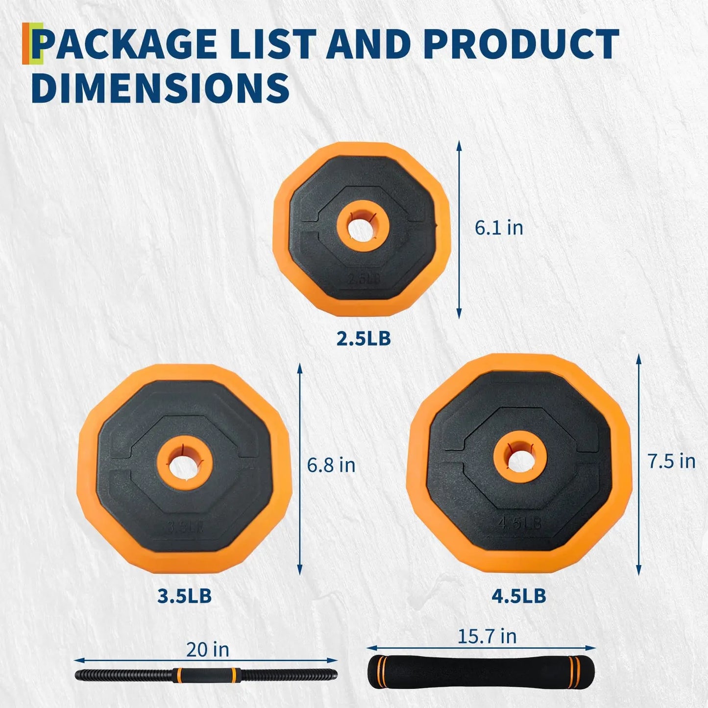 Adjustable Dumbbell Set With Connector For Home Gym Fitness