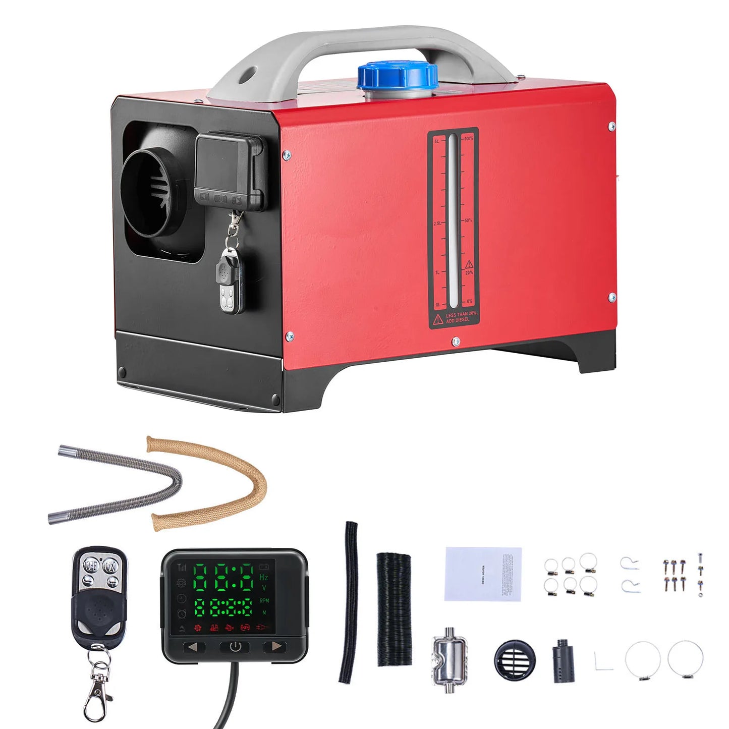 SucceBuy 8KW Diesel Air Heater With Remote Control For Vehicles