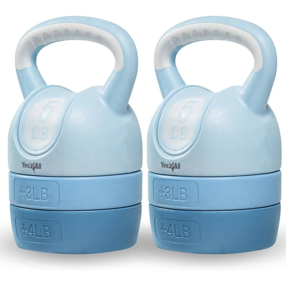 Yes4All Adjustable Kettlebell Set for Strength Training
