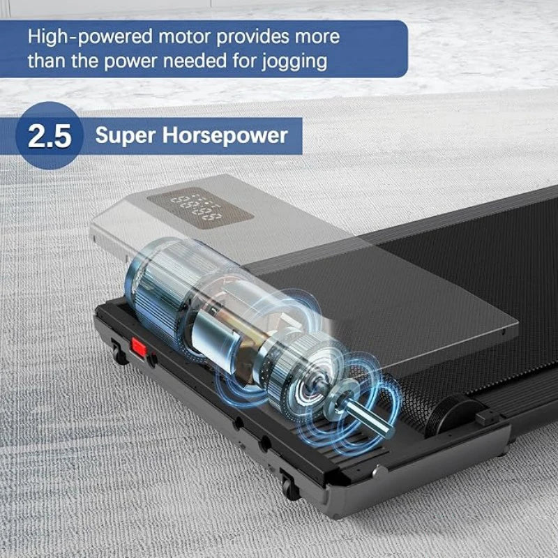 Superun 2in1 Treadmill For Walking And Running With LCD Display