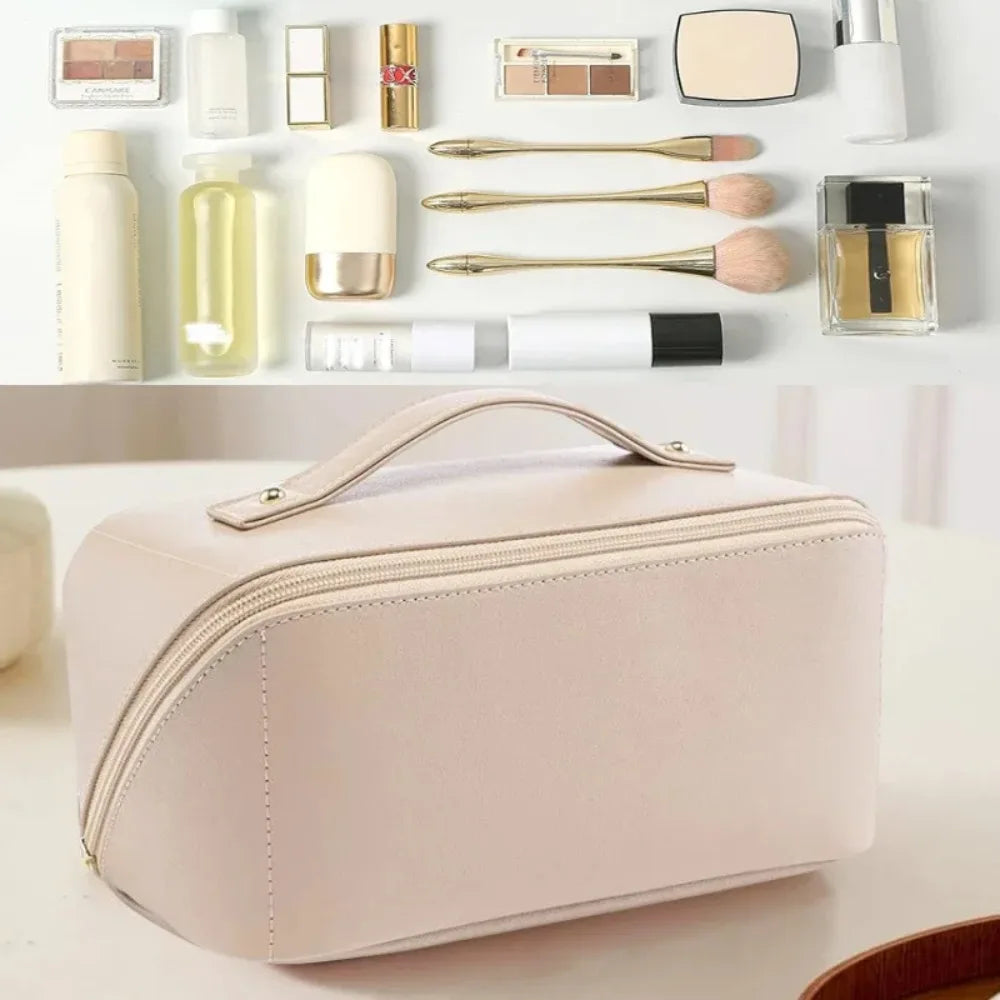 Luxury Polyester Travel Cosmetic Bag Makeup Organizer Pouch