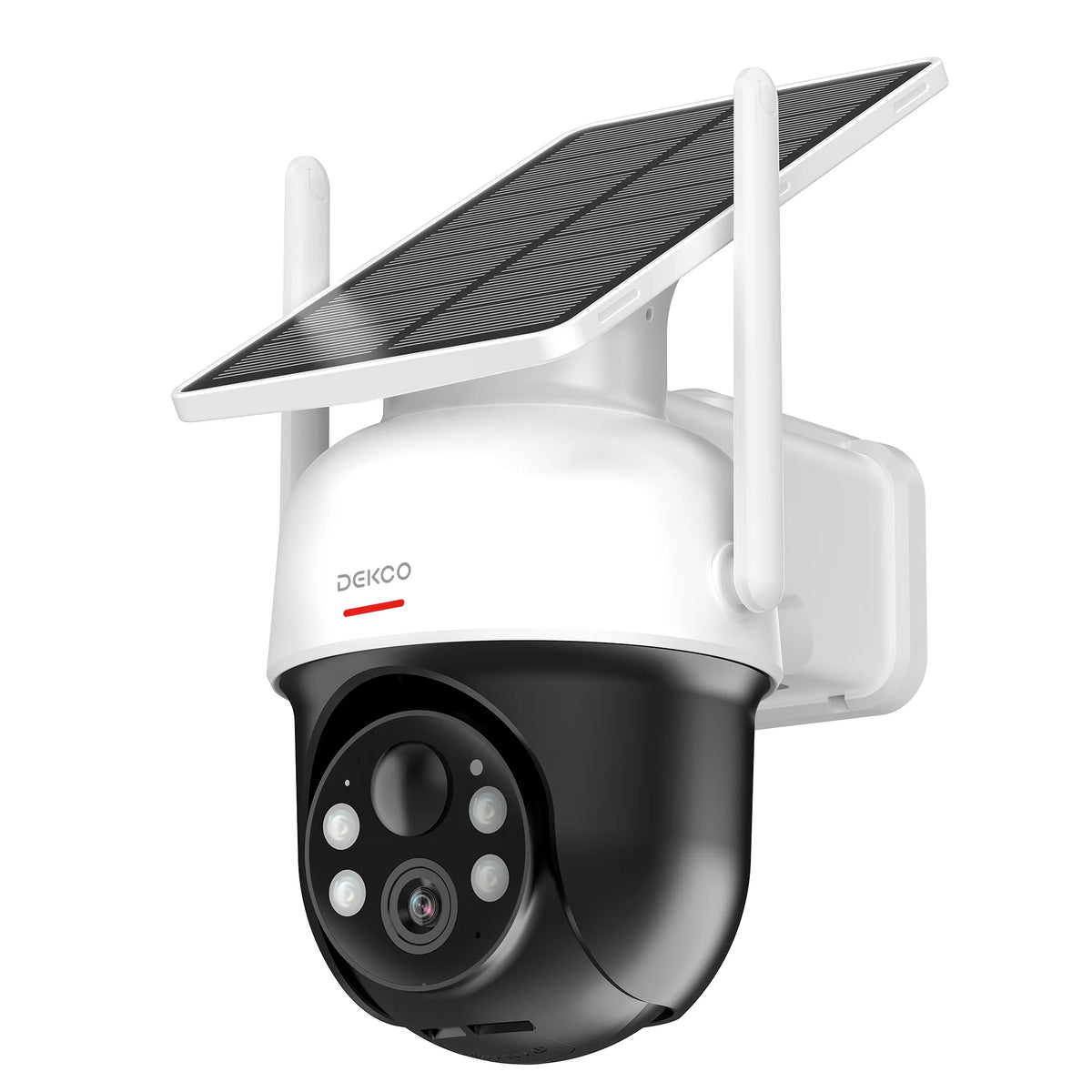 Dekco 3Mp Solar Wifi Security Camera With Ptz Tracking Support