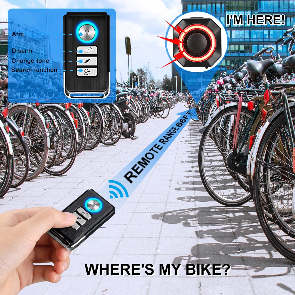 Wsdcam Smart Bike Brake Sensing Taillight With Remote