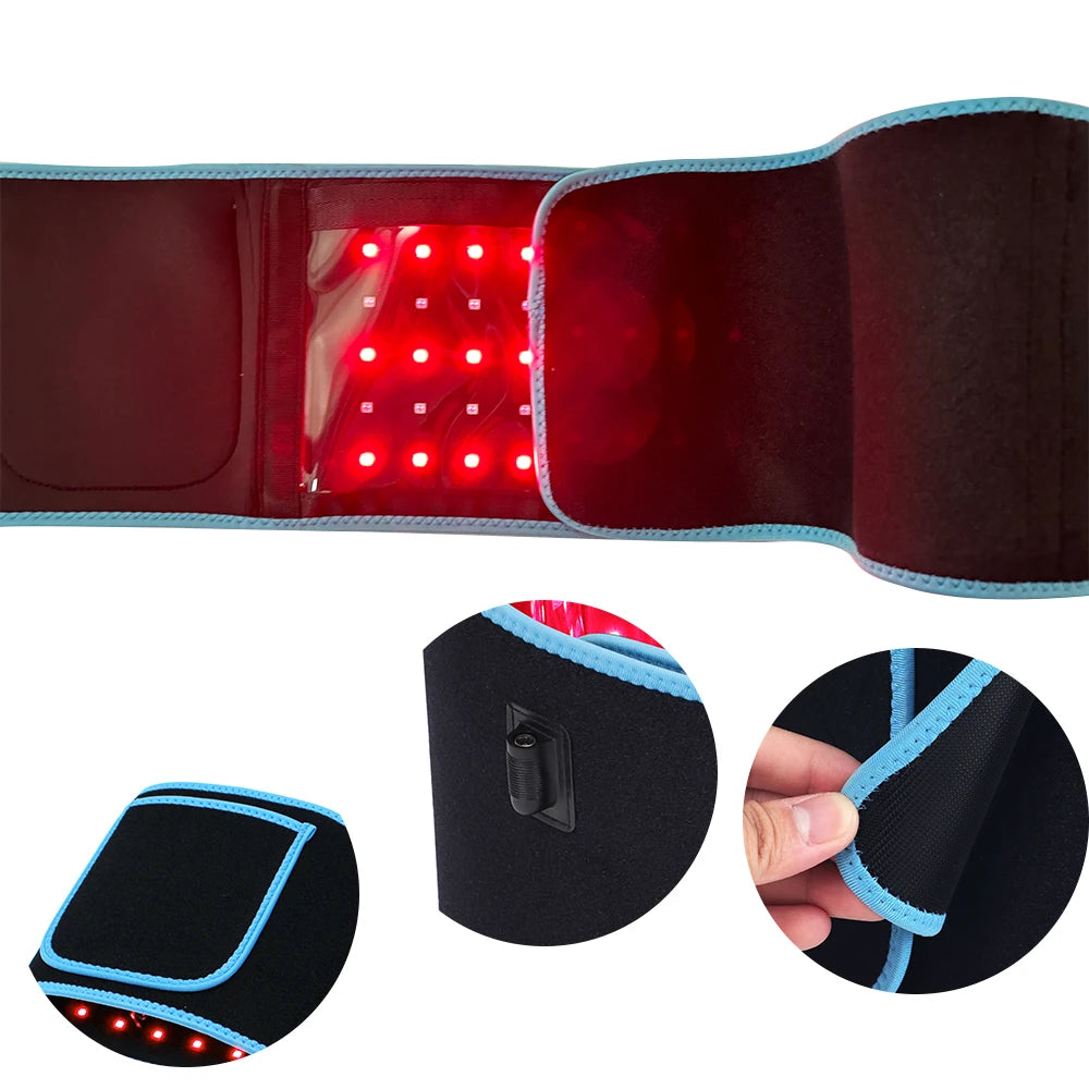 Near Infrared Red Light Wrap Belt For Body Relaxation
