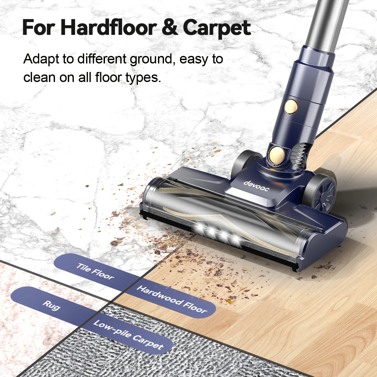 INSE I8 Corded Vacuum Cleaner 6 In 1 Lightweight Stick