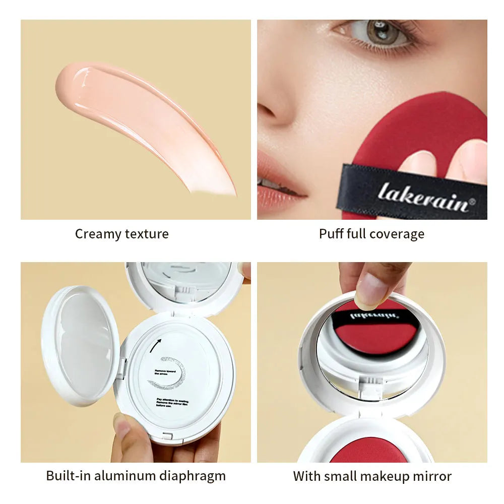 Ibcccndc Dewy Glow Cream Cushion Foundation Hydrating Long Lasting