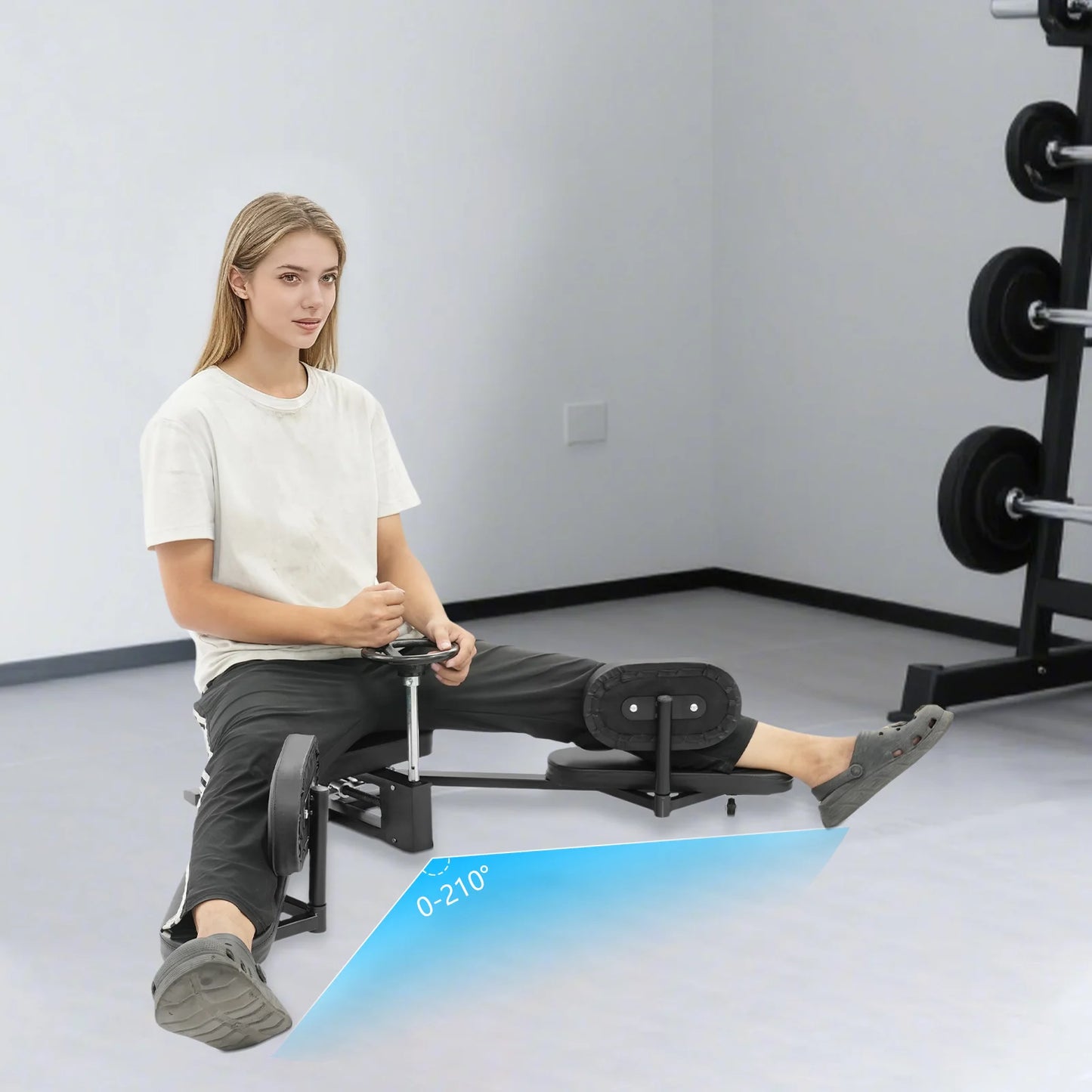 Adjustable Leg Stretcher Machine For Flexibility Training Exercises