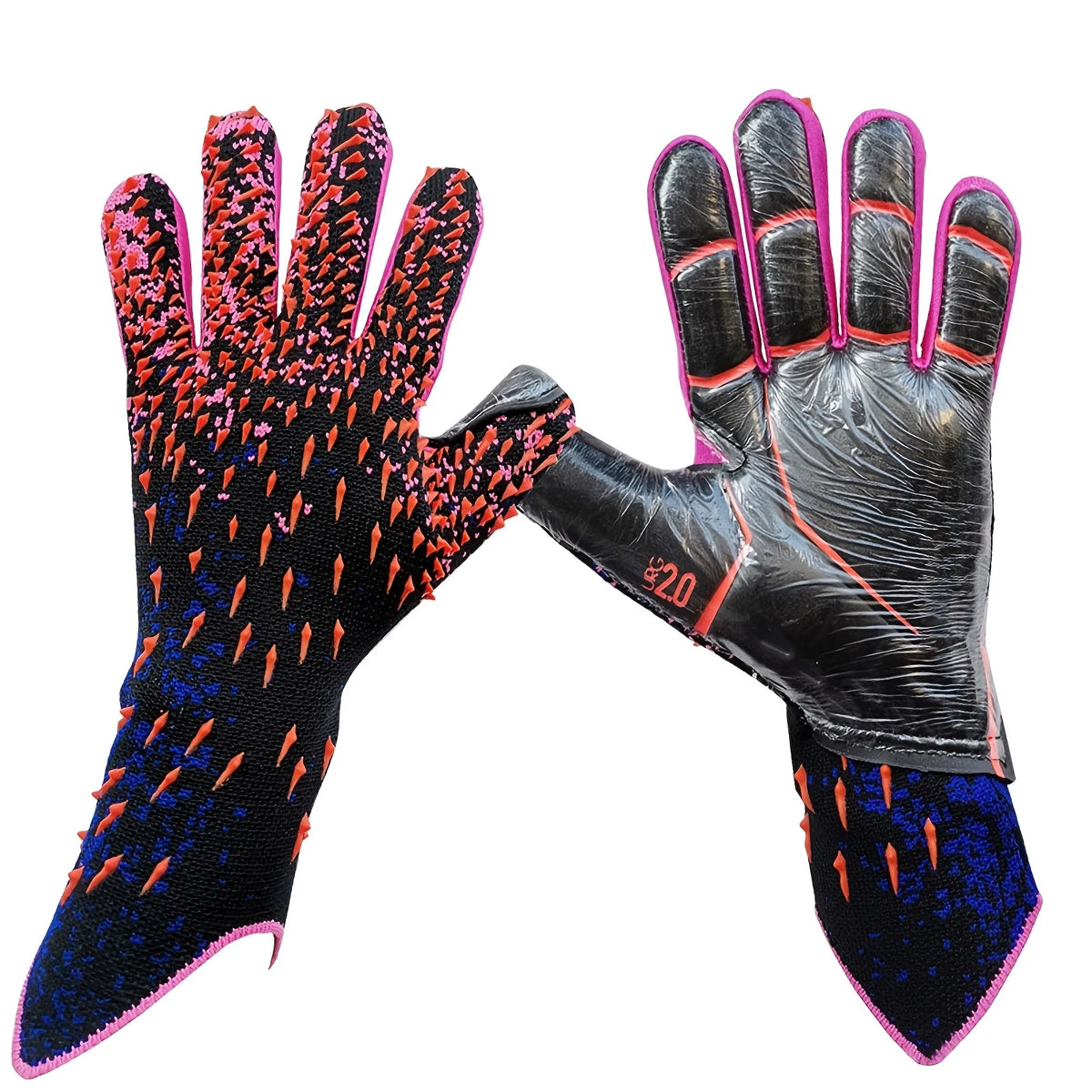 GKHMNEW Soccer Goalkeeper Gloves With Enhanced Latex Palm Grip