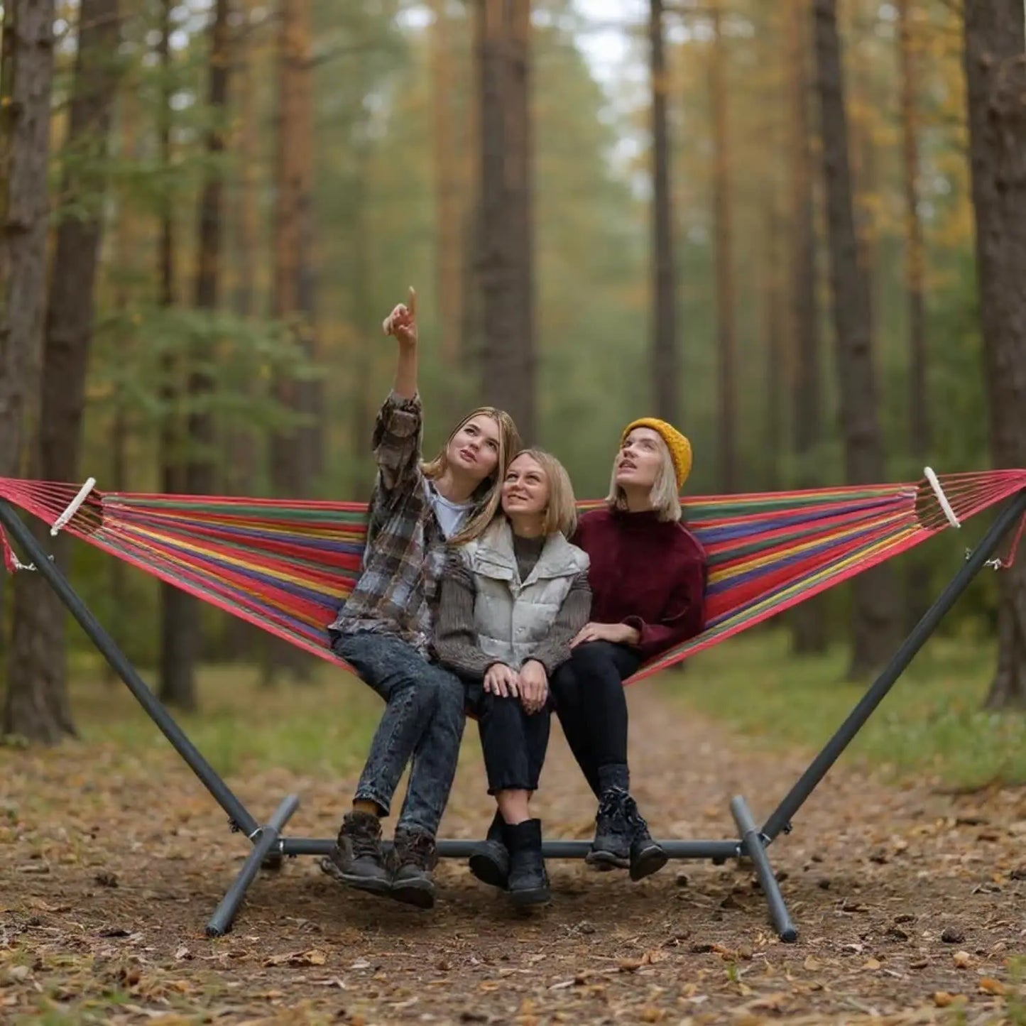 Gyroor Adjustable Stand Hammock With Storage Bag