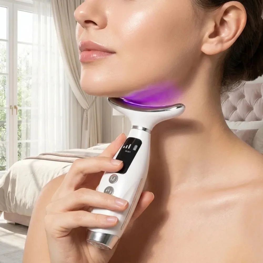 Hailicare LED Face Lifting Massager With Heating Vibration Therapy