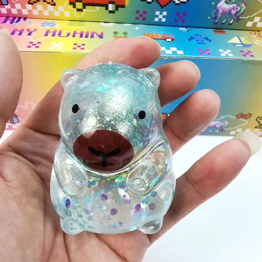 Soft Capybara Fidget Toy For Stress Relief And Decompression