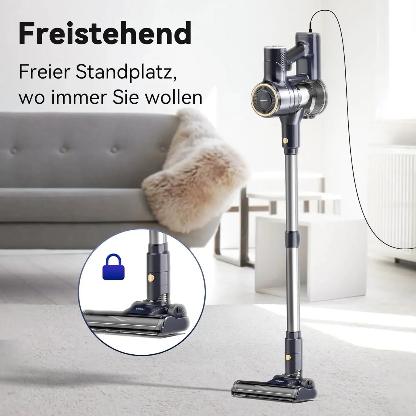 INSE I8 Corded Vacuum Cleaner 6 In 1 Lightweight Stick