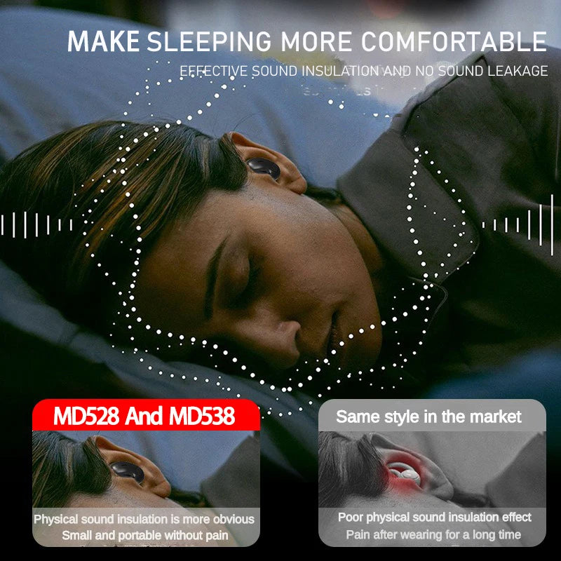SHUKE SK Ultra-thin Sleep Headphones Bluetooth 5.3 Earbuds